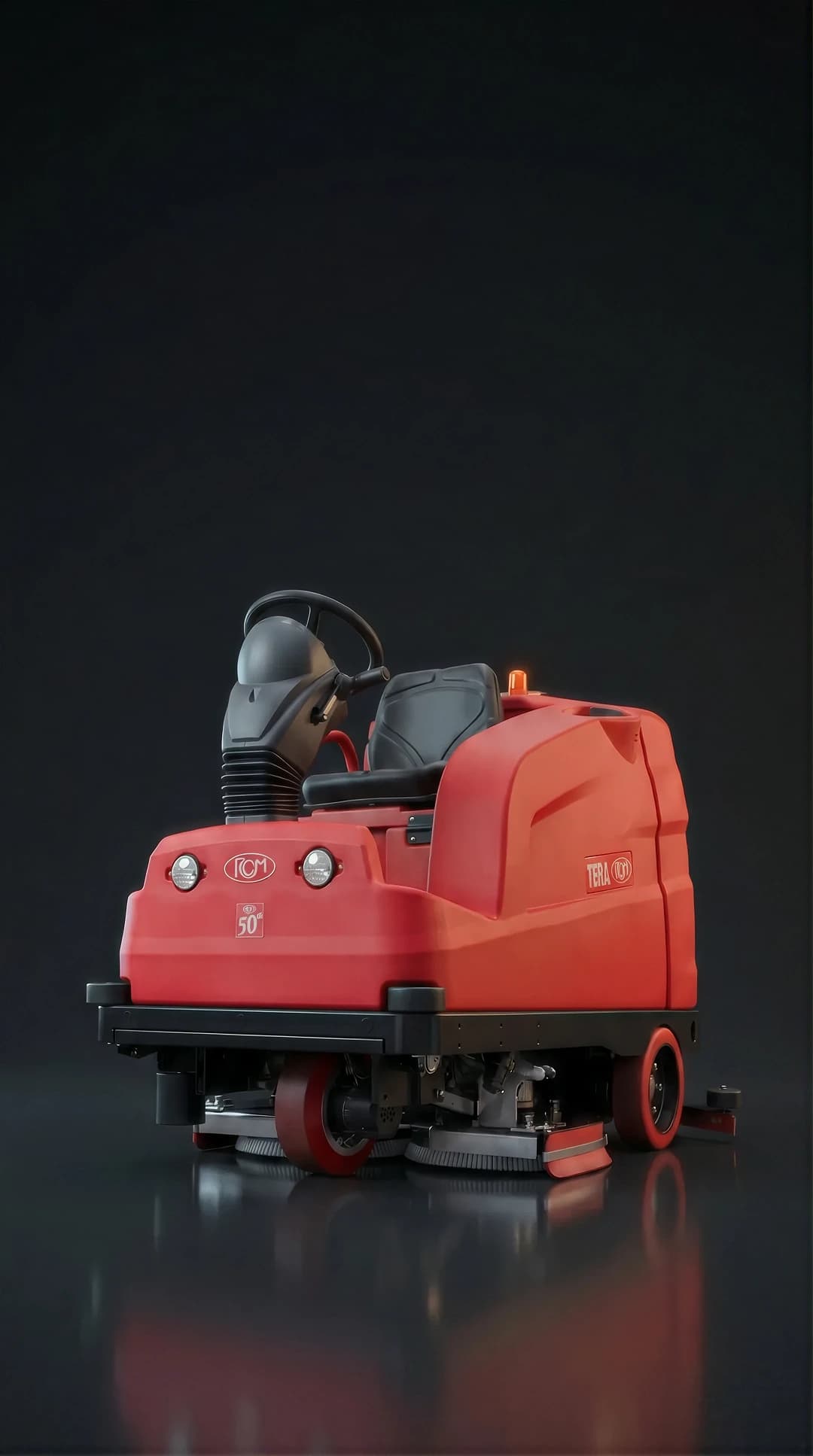 RCM TERA Scheuersaugmaschine zusammengebaut